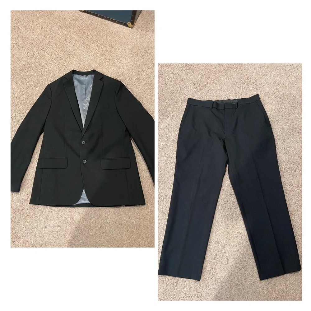 JM HAGGAR Travel Performance Slim Fit Tailored Suit Separates - Picture 2 of 13